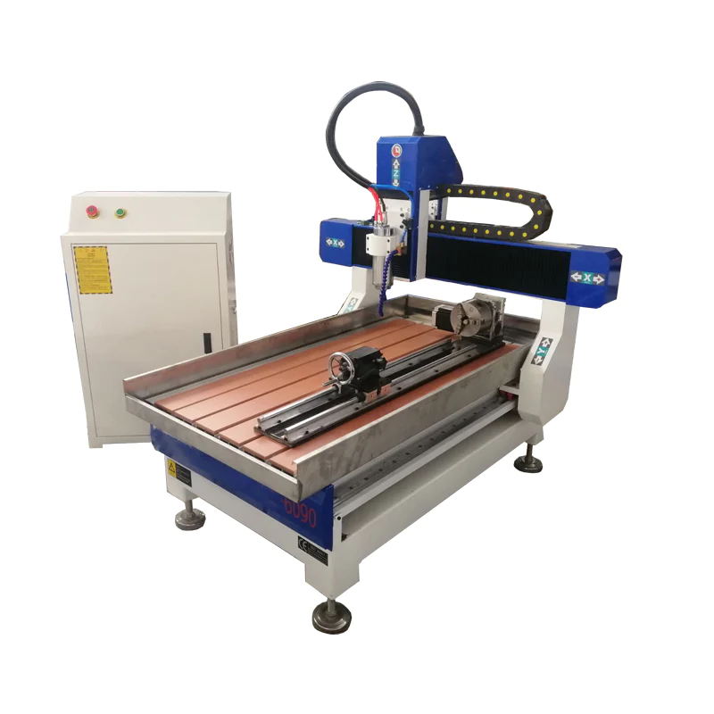 Desktop 4axis CNC Router with ISO20 Atc spindle for sale free shipping